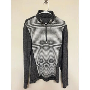 Lululemon Mens half zip pullover striped